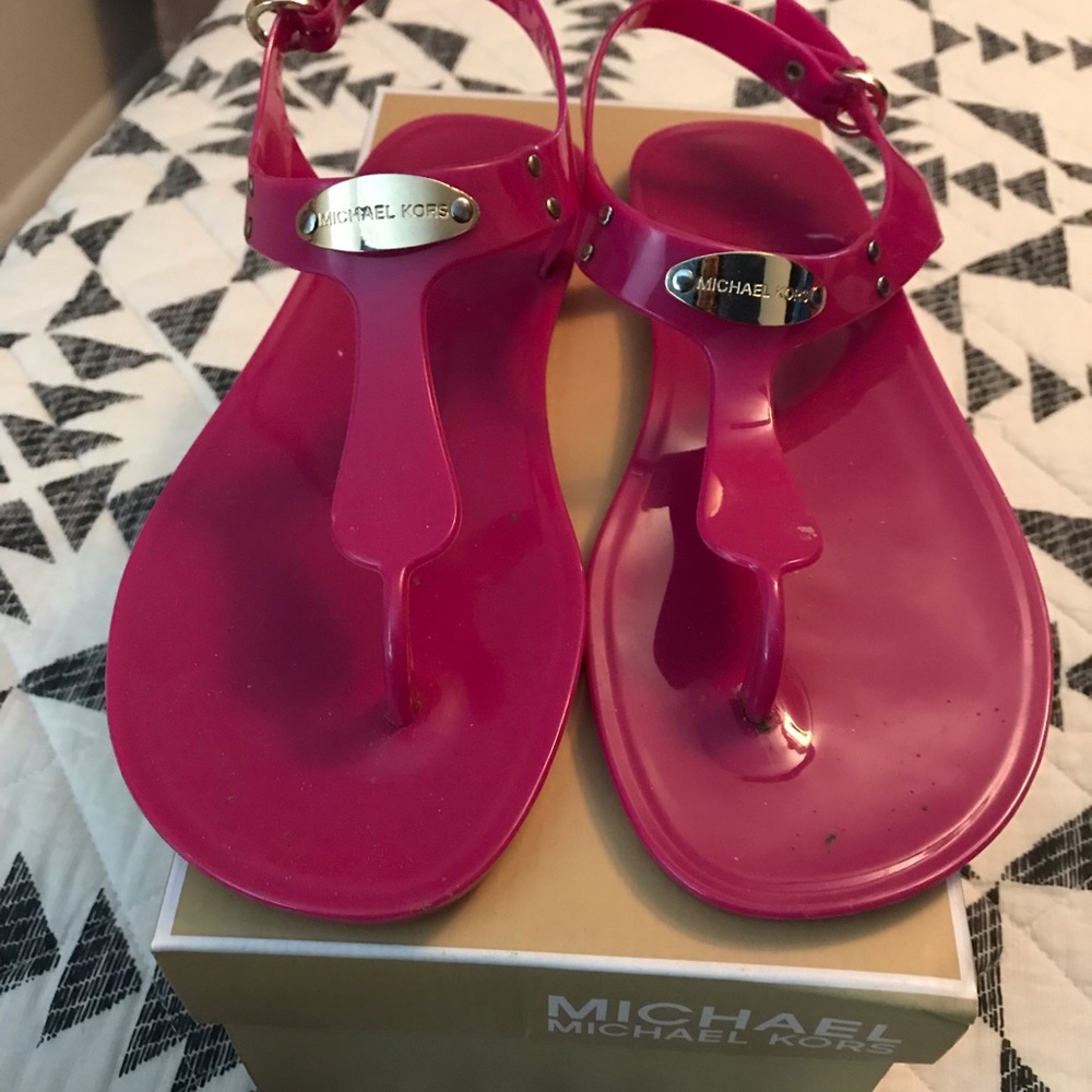 Micheal Kors Jelly Sandals